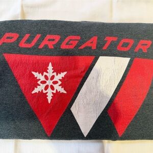 VINTAGE Purgatory Colorado XL Ski T-shirt XL